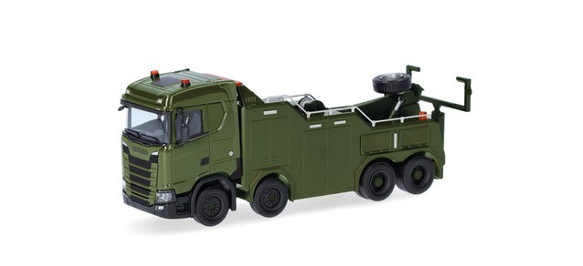 Herpa 747196 - H0 - Scania CS 20 ND Bison Luxemburger Armee